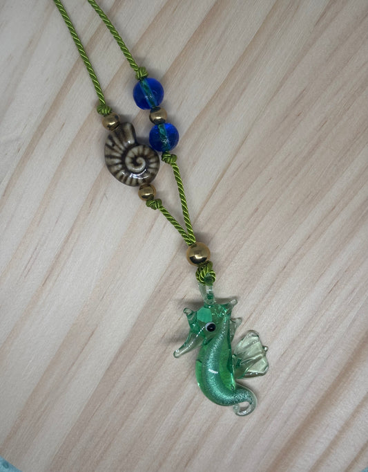Caballito de Mar Menta|Necklace🌊✨