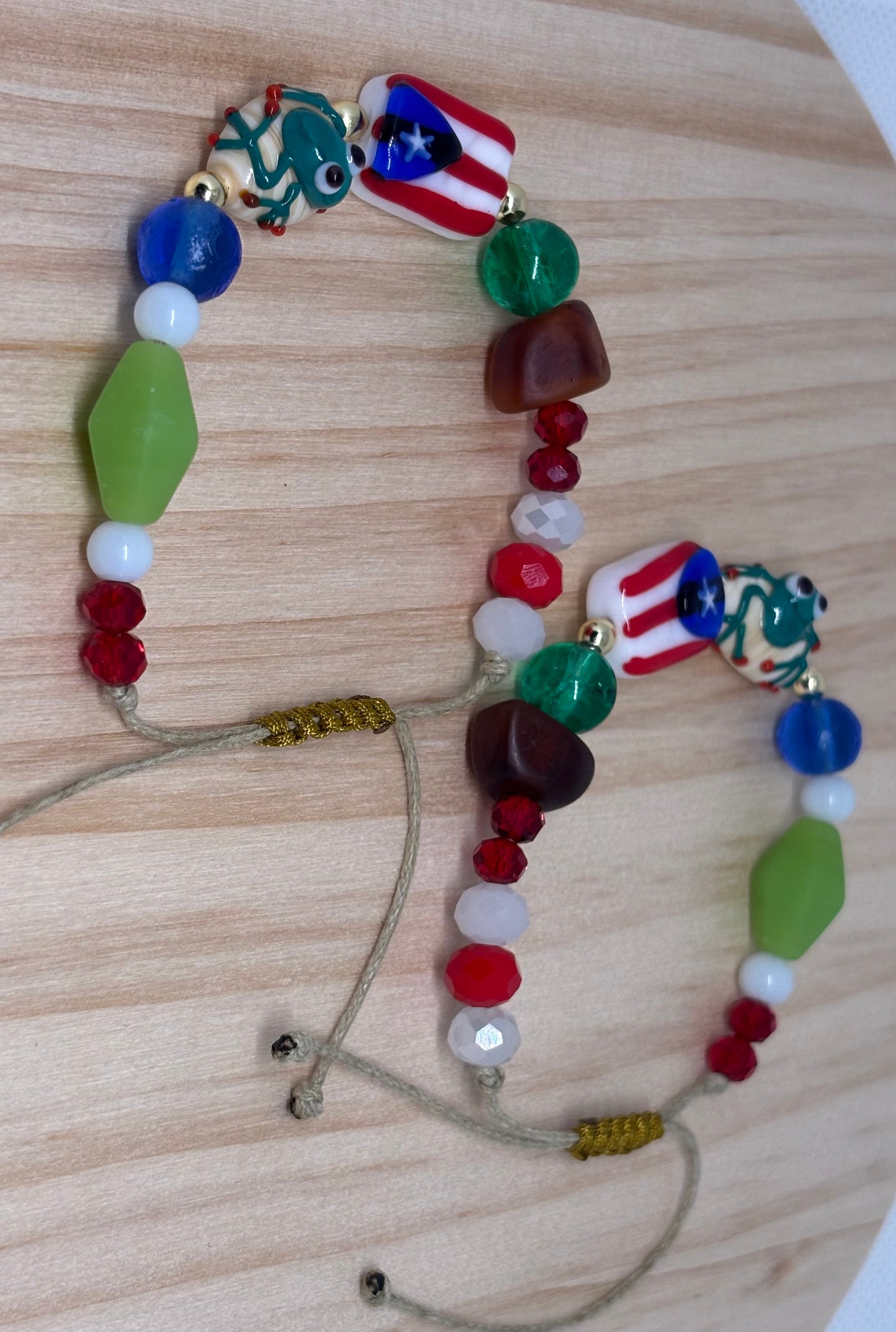 Boricua con Sapo |Bracelet🐸🇵🇷