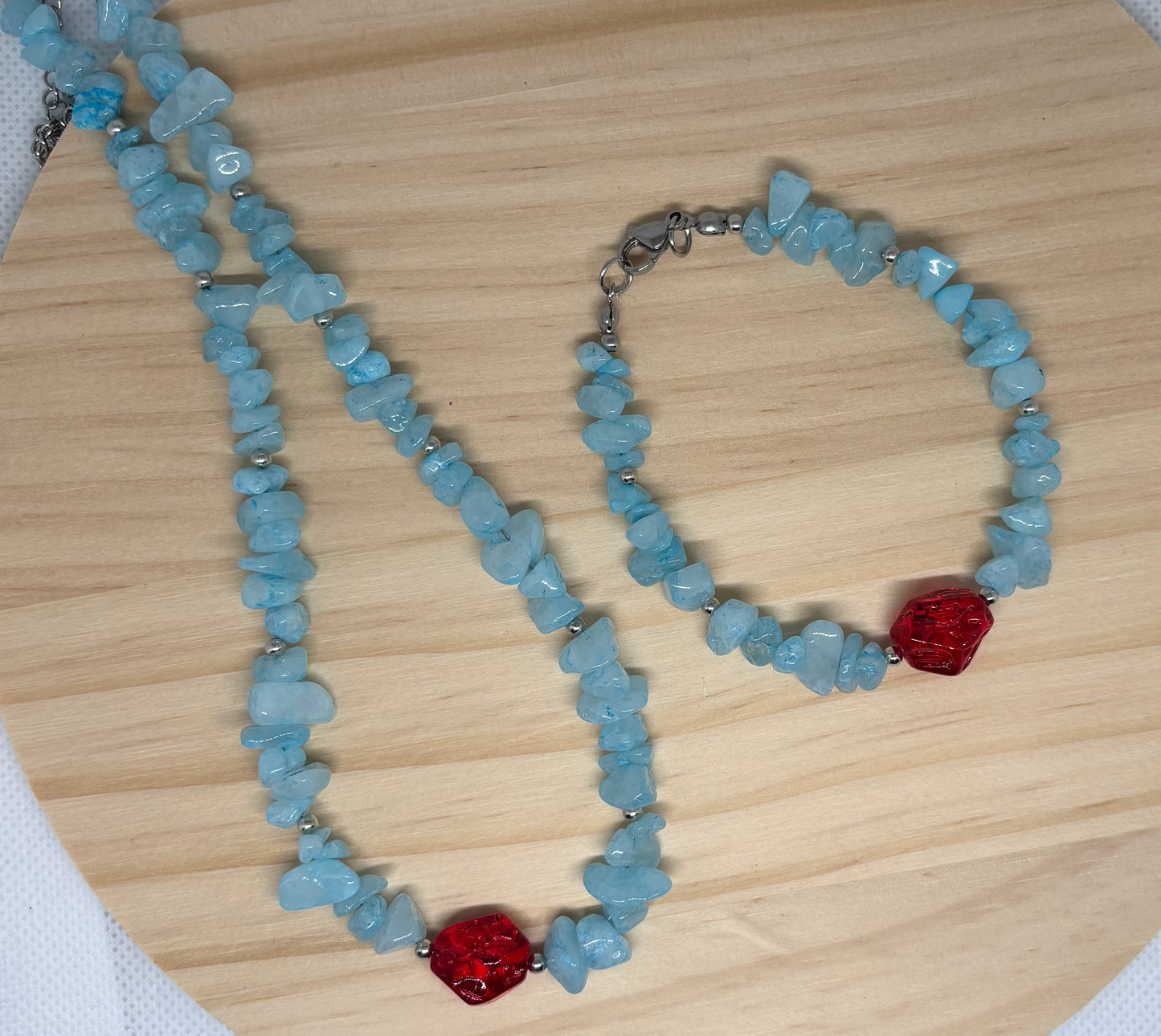 Sea Breeze Set | Necklace & Bracelet❤️🌊