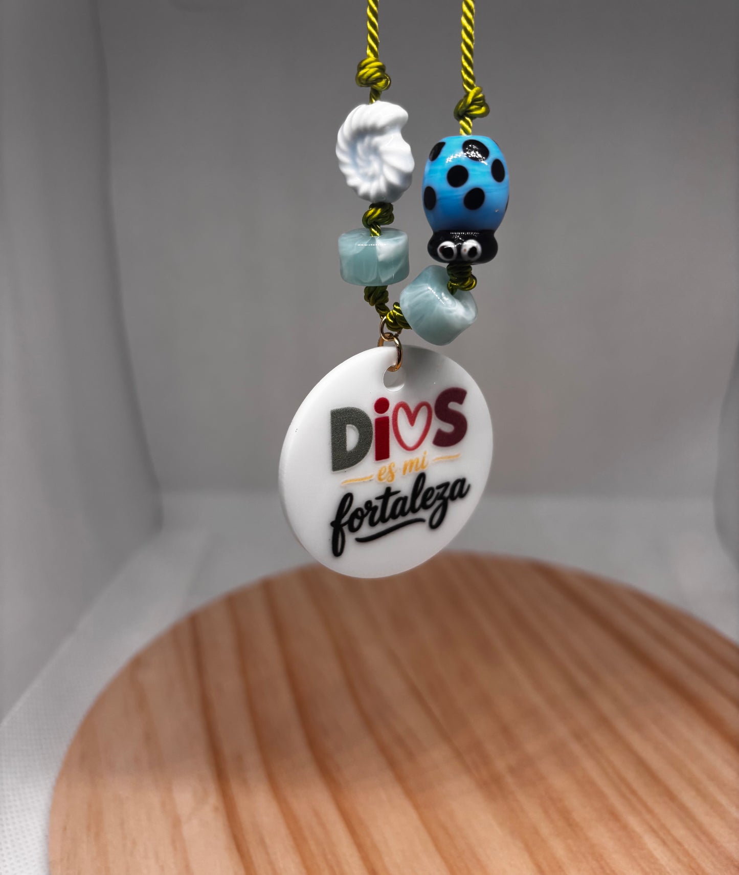 Dios es mi fortaleza| Necklace 🙏🌊