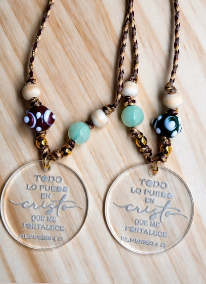 Todo lo puedo|Necklace| 🫶🏽🙏🌊