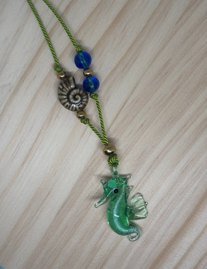 Caballito de Mar Menta|Necklace🌊✨