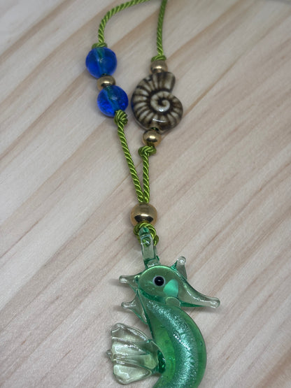 Caballito de Mar Menta|Necklace🌊✨