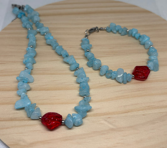 Sea Breeze Set | Necklace & Bracelet❤️🌊