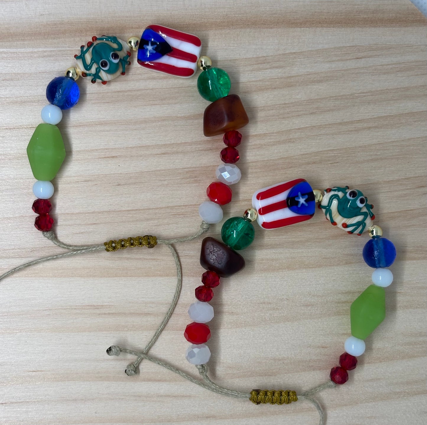Boricua con Sapo |Bracelet🐸🇵🇷