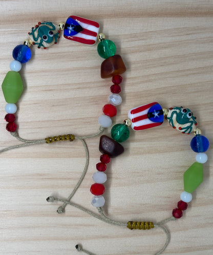 Boricua con Sapo |Bracelet🐸🇵🇷