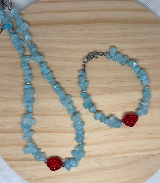 Sea Breeze Set | Necklace & Bracelet❤️🌊