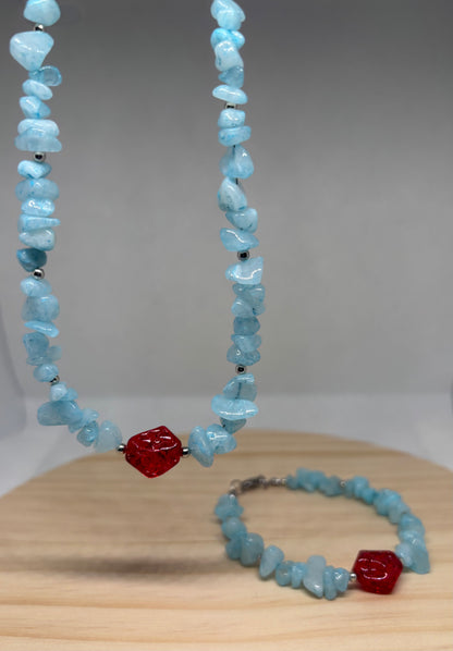 Sea Breeze Set | Necklace & Bracelet❤️🌊