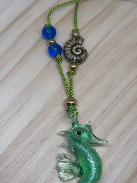 Caballito de Mar Menta|Necklace🌊✨