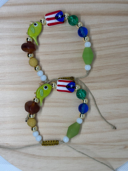 Boricua con Cotorra|Bracelet🇵🇷🦜