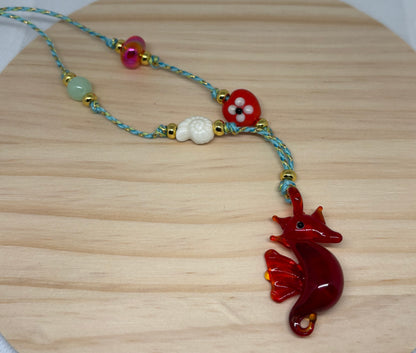 Seahorse|Necklace 🌊Ocean Treasures Collection