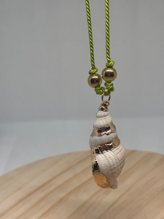Caracol Dorado del Mar 2| Necklace 🐚🌊