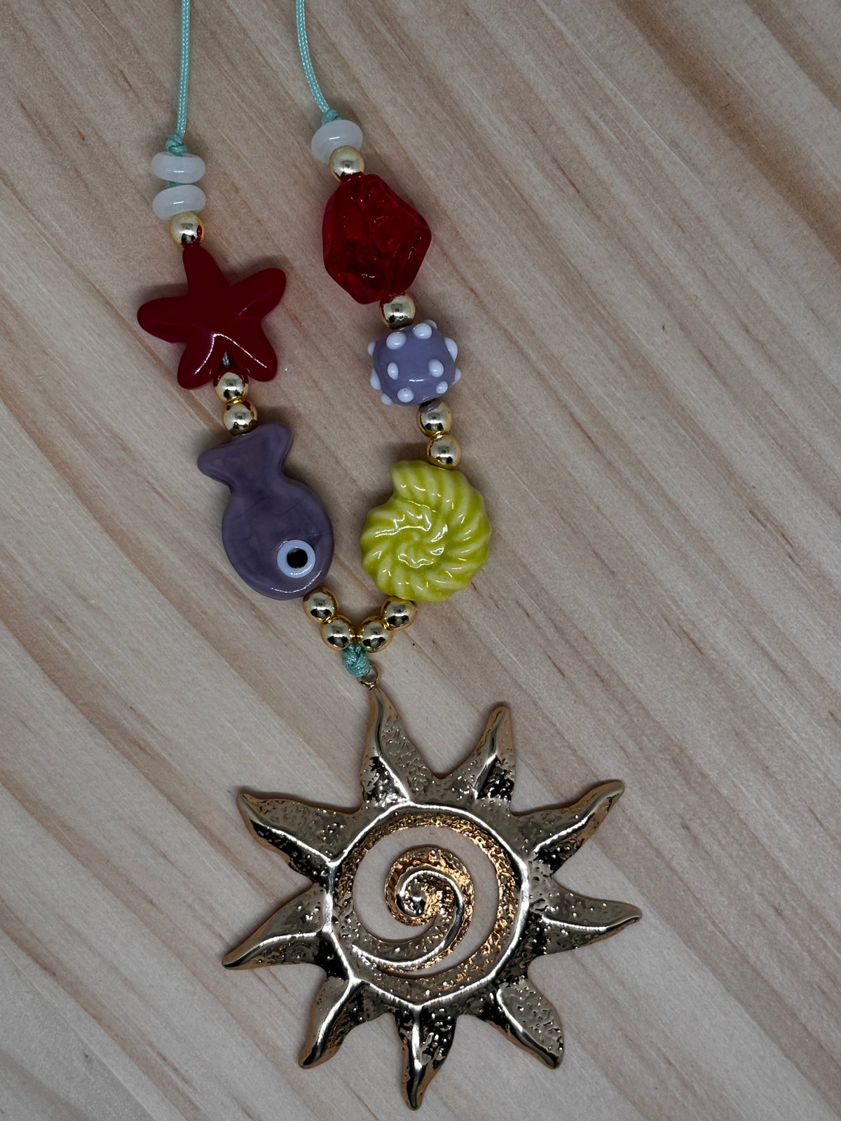 Espiral del Sol|Necklace ☀️🌊