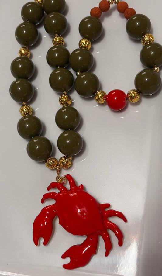 Crab Ocean|Necklace & Bracelet 🦀