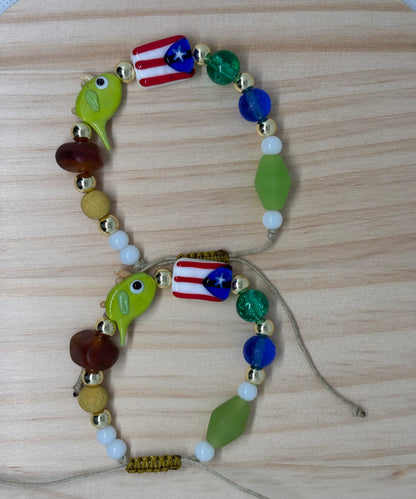 Boricua con Cotorra|Bracelet🇵🇷🦜