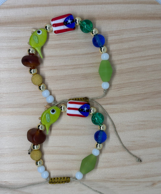 Boricua con Cotorra|Bracelet🇵🇷🦜