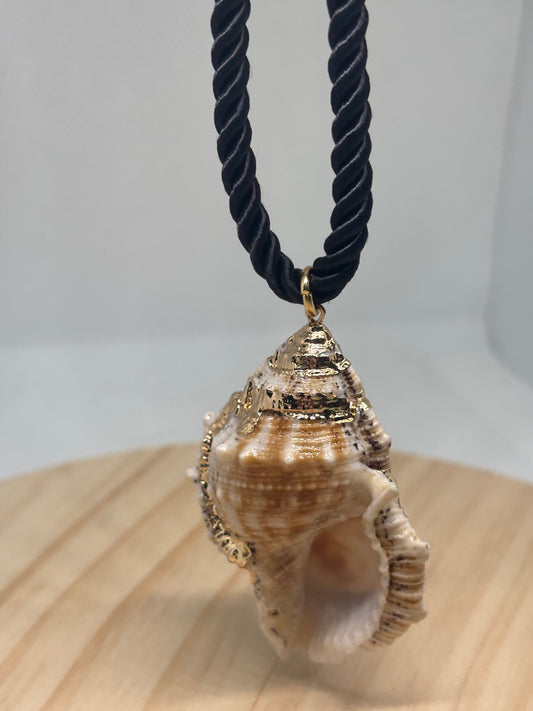 Caracol Dorado del Mar| Necklace 🐚🌊