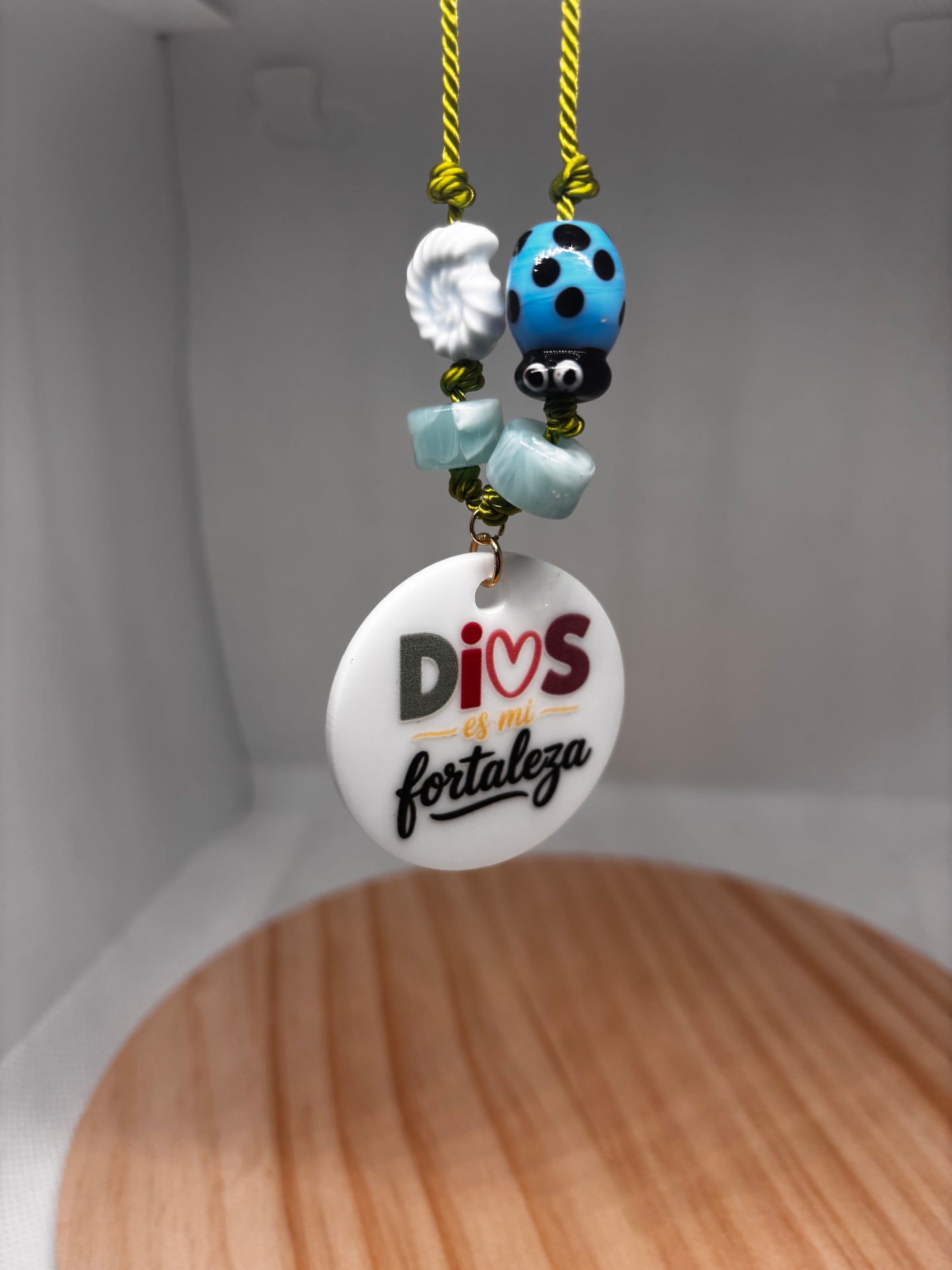 Dios es mi fortaleza| Necklace 🙏🌊