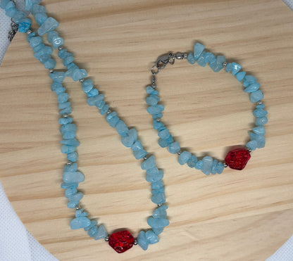 Sea Breeze Set | Necklace & Bracelet❤️🌊